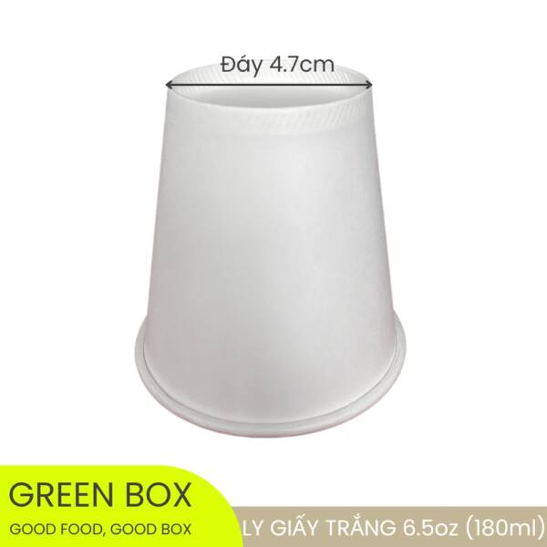 Ly Giấy Trắng 180ml (6.5oz) - Image 3