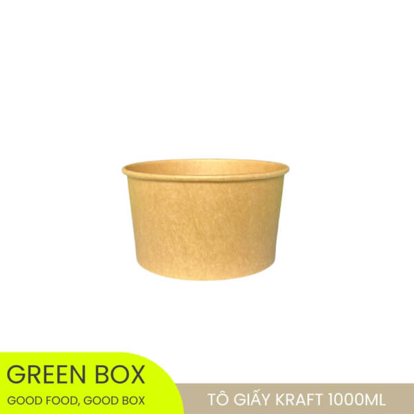 Tô Giấy Kraft 1000ml