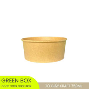 Tô Giấy Kraft 750ml