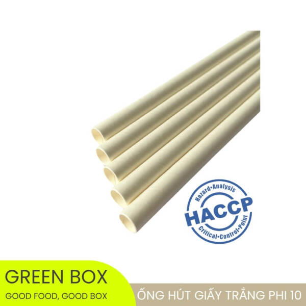 Ống Hút Giấy Trắng Phi 10 - Image 4