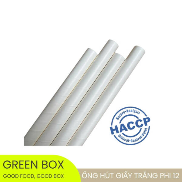 Ống Hút Giấy Trắng Phi 12 - Image 4