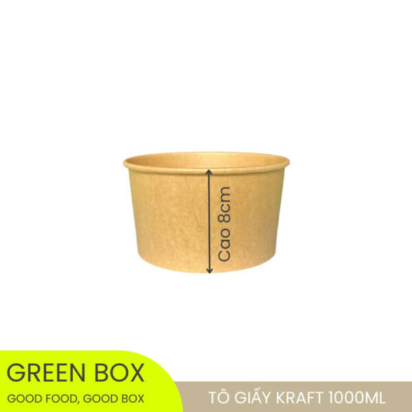 Tô Giấy Kraft 1000ml - Image 4