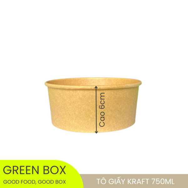 Tô Giấy Kraft 750ml - Image 4