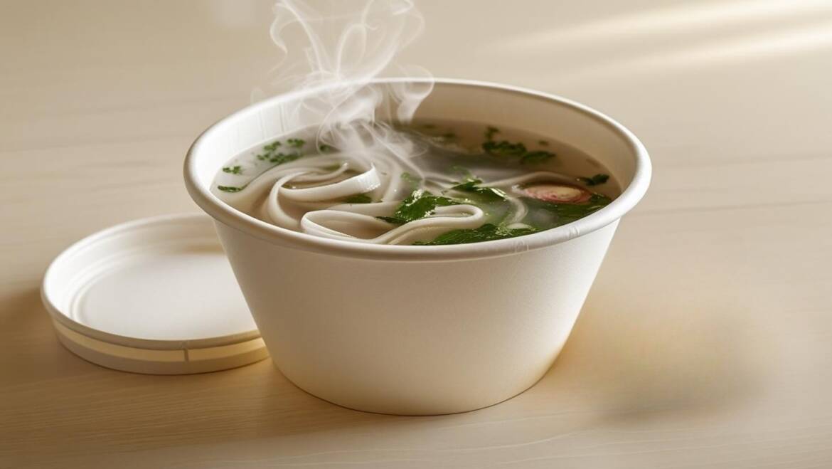 🥣 Tô giấy dùng một lần cho nhà hàng, quán bún, phở: Tiện lợi và chuyên nghiệp