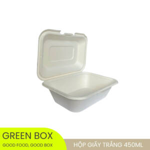 Hộp Giấy Trắng 450ml