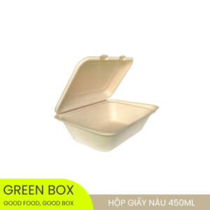 Hộp Giấy Nâu 450ml
