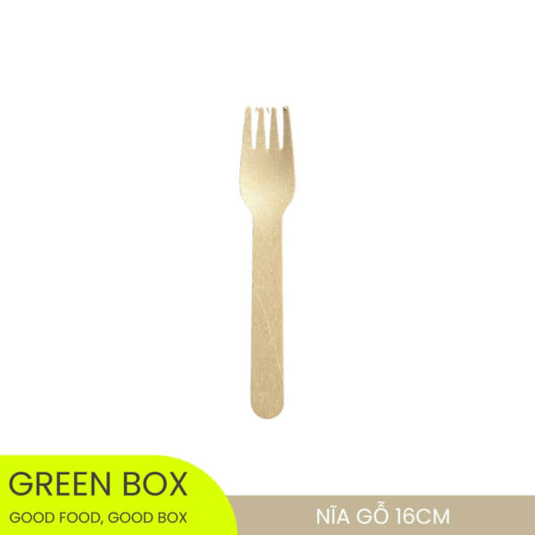 Nĩa Gỗ 16cm