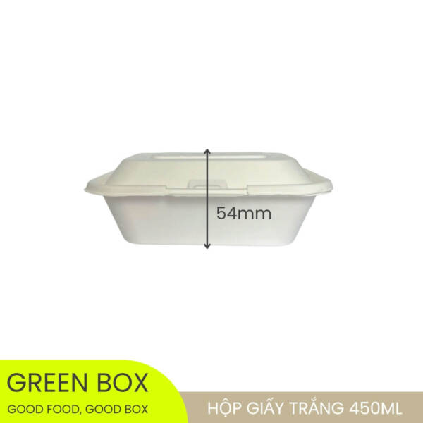 Hộp Giấy Trắng 450ml - Image 3