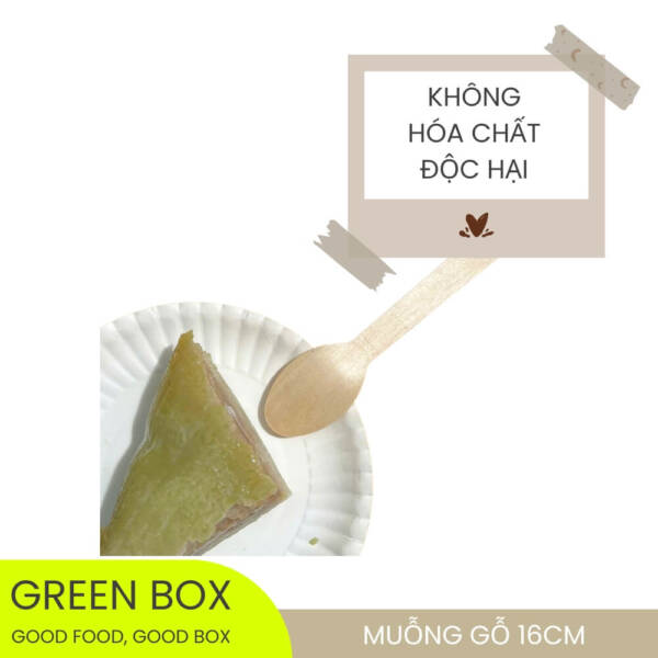 Muỗng Gỗ 16cm - Image 4