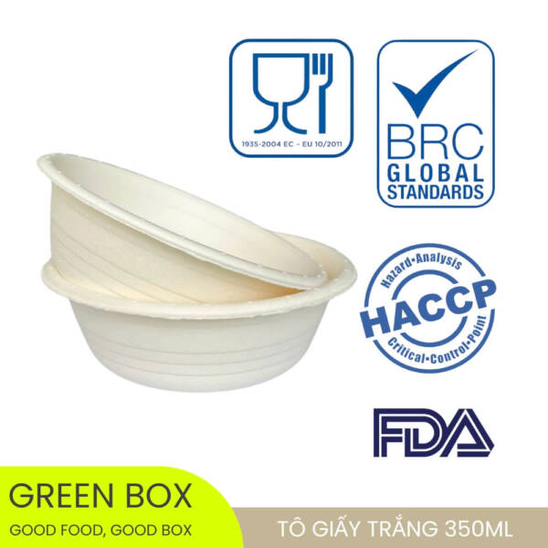 Tô Giấy Trắng 350ml - Image 4