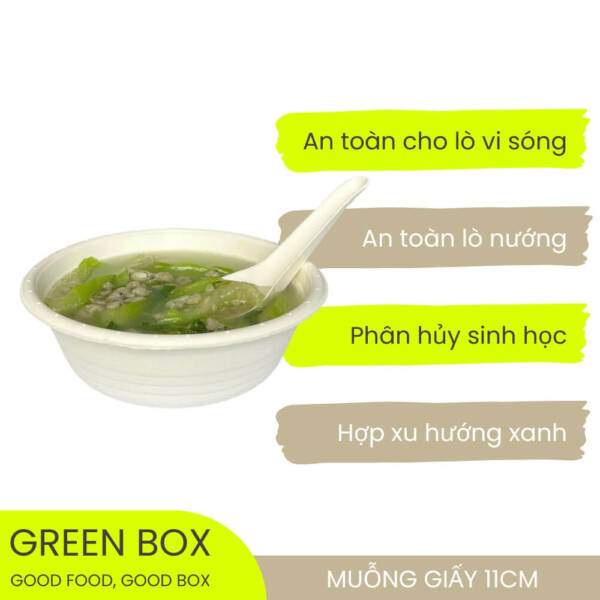 Muỗng Giấy Trắng 11cm - Image 5