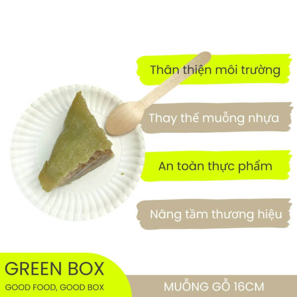 Muỗng Gỗ 16cm - Image 5