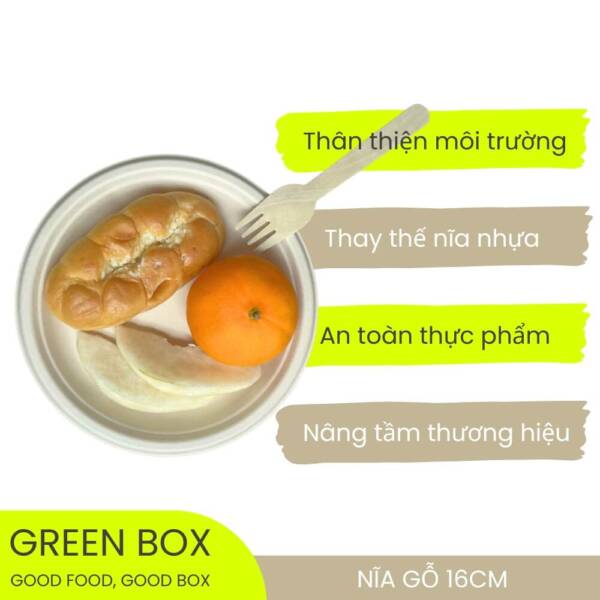 Nĩa Gỗ 16cm - Image 5