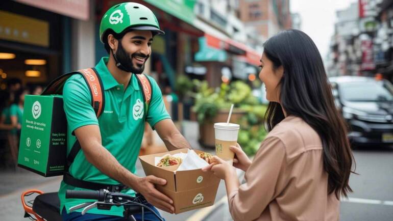 Giải Pháp Đóng Gói Trọn Gói Cho Dịch Vụ Giao Đồ Ăn – Không Thể Thiếu Ống Hút Giấy