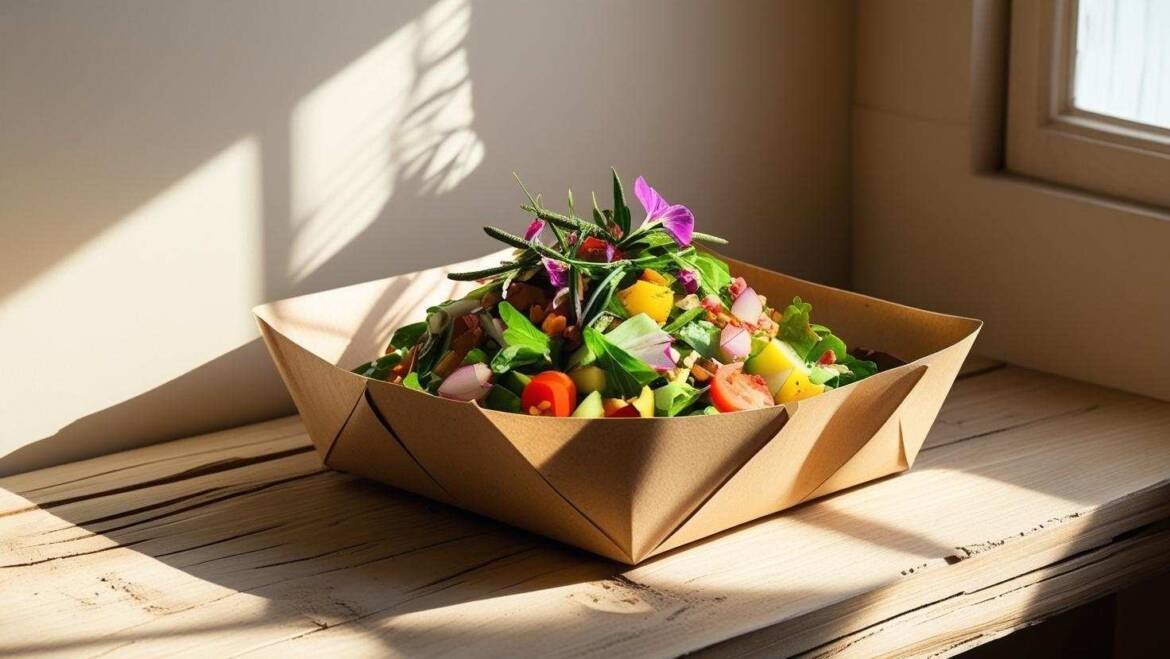 🧪 Khám phá chất liệu làm nên khay giấy đựng thực phẩm an toàn