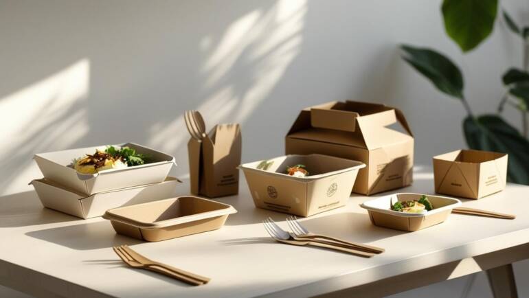 🥗 Khay giấy đựng thức ăn thân thiện môi trường – Hướng đi tất yếu cho ngành F&B