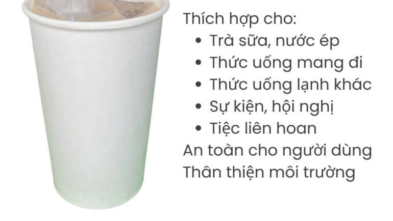 Trà sữa & ly giấy – Sự kết hợp hoàn hảo nâng tầm trải nghiệm khách hàng 🥤🌱