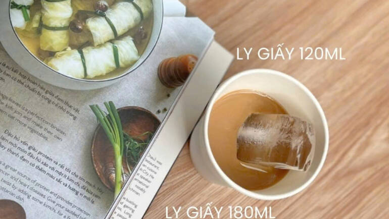 Ly giấy trắng 4oz & 6oz: Kích thước nào phù hợp cho từng nhu cầu sử dụng? ☕🌱