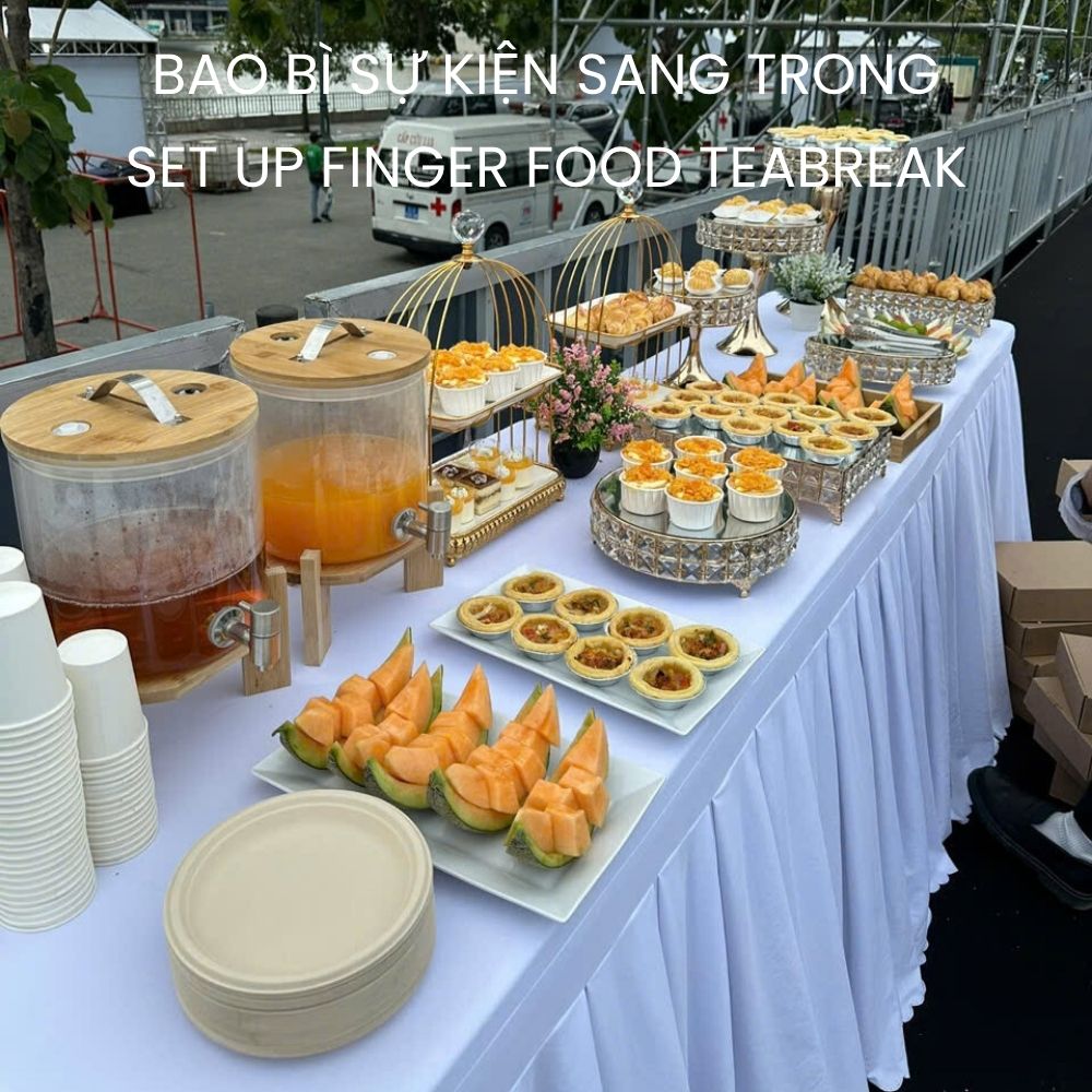 Giải pháp cho sự kiện đông khách: Bao bì giấy dùng một lần nhưng vẫn sang trọng