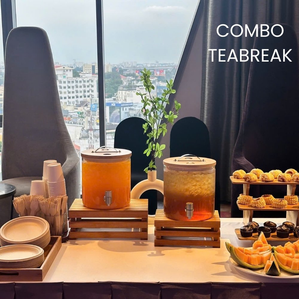 Tiệc teabreak tiết kiệm và chuyên nghiệp: Chọn combo sẵn có từ Chiếc Hộp Xanh