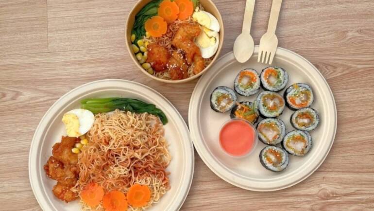 Dĩa giấy 18cm – Kích thước chuẩn cho finger food và bánh ngọt mini