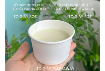 Thiết kế bao bì tô giấy: Cách tạo ấn tượng thương hiệu cho tiệm kem của bạn