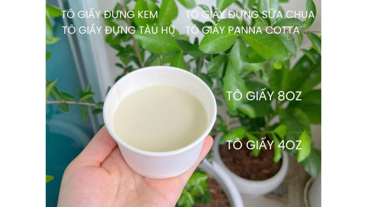 Tô giấy – Giải pháp thân thiện môi trường cho quán tàu hũ hiện đại