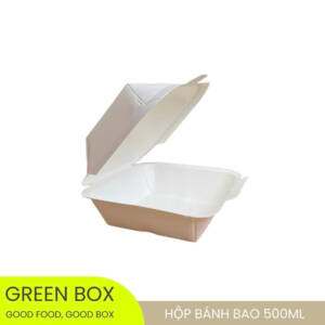 Hộp Giấy Trắng Vuông 500ml