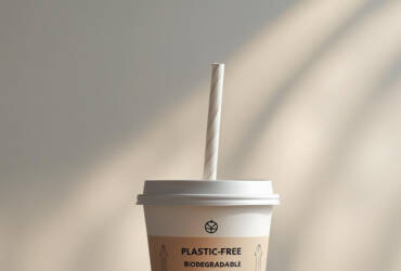 Combo ly giấy và ống hút giấy – Giải pháp đồng bộ cho quán café xanh