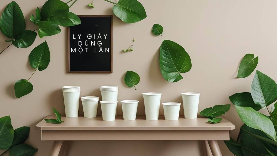 Ly giấy 7oz – Kích thước linh hoạt cho quán cà phê và trà trái cây