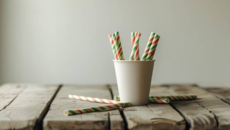 Ống hút giấy trắng phi 6 – Lựa chọn hoàn hảo cho café và nước lọc