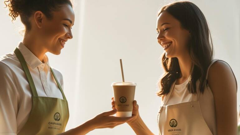 Ống hút giấy trắng – Xu hướng bao bì xanh cho quán café và trà sữa 2026